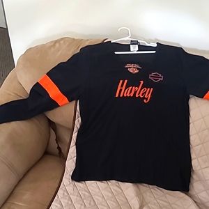 Harley Davidson, XL, orange & black